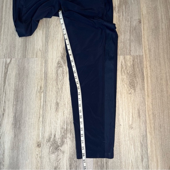 2 Athleta Pants Adult 4 Blue and Black Brooklyn Ankle Pant Tapered Womens - Picture 7 of 9